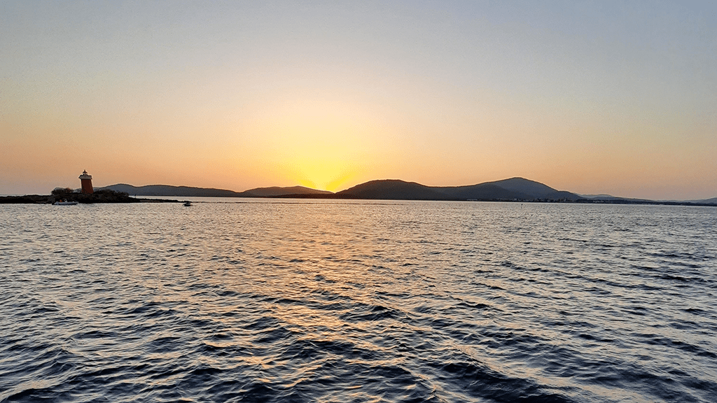 maddalenetta lighthouse in Sardinia 