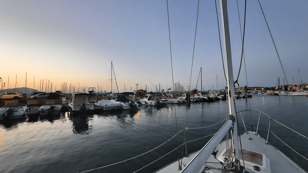 aperitif on the sea in sardinia